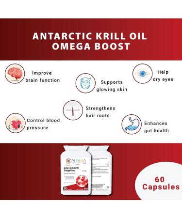 Shakra Health Antarctic Krill Oil Omega Boost | Premium Omega-3 Nutritional Supplements for Wellness & Spirituality - Buy Online on GoSupps.com