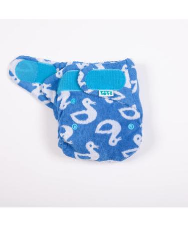 TotsBots Bamboozle Reusable Nappy - Eco-Friendly Bamboo Nappies for Babies - Lucky Duck Size 1 (0-15lbs) - Buy Online on GoSupps.com