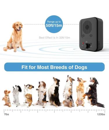 HXWEB PET Anti-Bell Device | Ultrasound Dog Bark Repeller & Trainer | Safe & Effective Outdoor Deterrent for Large Medium & Small Dogs - Buy Online on GoSupps.com