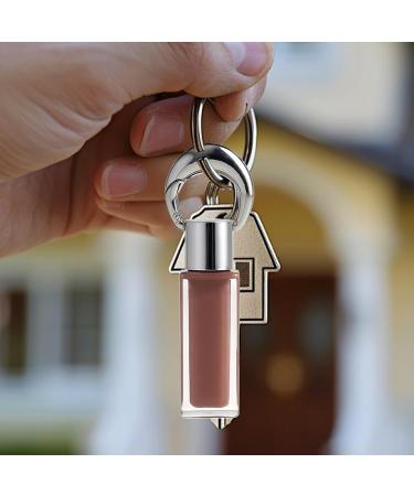  Dayysiuy Lip Gloss with Keychain - Tinted Cheek Blush Radiant Lip Gloss for Women Teens Friends Cosmetics Makeup Beauty - Buy Online on GoSupps.com