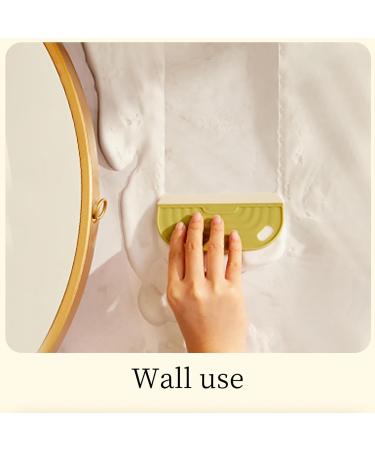 Small Squeegee Mini Wiper Cleaner Glass Cleaning Artifact Cleaner Bathroom Glass Artifact Cleaner Washbasin Mirror Cleaning Artifact for Windows Mirror and Kitchen (Yellow) - Buy Online on GoSupps.com