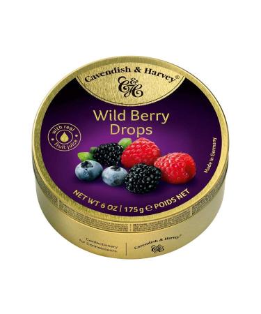 Cavendish & Harvey Wild Berry Drops - 175G (Pack of 9) | Premium German Candy for International Shipping - Buy Online on GoSupps.com