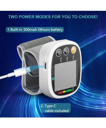 Wrist Blood Pressure Monitor with Large LCD Display & Voice Broadcast for Home Use | Automatic BP Machine with Memory & Irregular Heartbeat Monitor - Buy Online on GoSupps.com