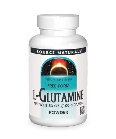 Source Naturals L-Glutamine Powder 3.53 oz (100 g) - Buy Online on GoSupps.com