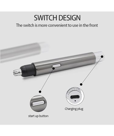 Buy Electric Nose Hair Trimmer | Precision Shaver & Clipper Kit for Men & Women - Silver Design - Buy Online on GoSupps.com