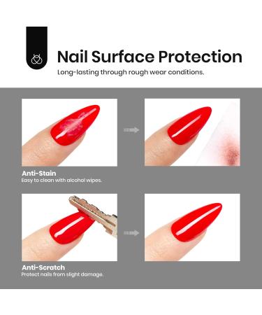 Beetles Glossy Gel Top Coat No Wipe - Clear Long-Lasting Nail Polish for DIY Gel Nails | 0.51 Fl Oz - Buy Online on GoSupps.com