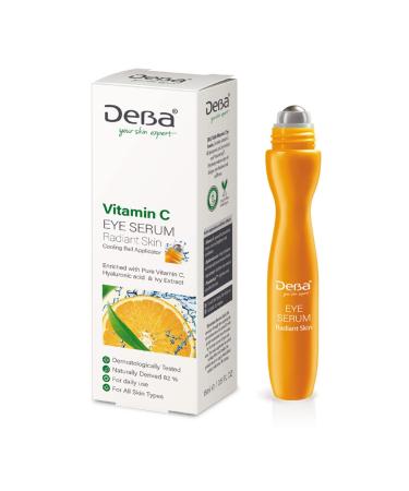 DeBa Vitamin C Eye Serum Radiant Skin Enriched with Pure Vit. C  Hyaluronic Acid and Ivy Extract