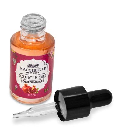Maccibelle Pomegranate & Fig Cuticle Oil 0.5 oz - Hydrates and Heals Dry, Cracked Cuticles - Buy Online on GoSupps.com