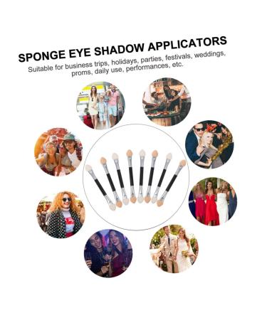 DOITOOL 30pcs Dual-Sided Eye Shadow Stick & Mascara Brushes | Mini Makeup Lip Brush Sponge | Aluminum Accessories for Women - Buy Online on GoSupps.com