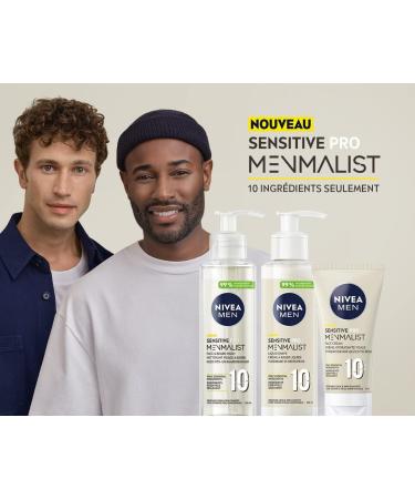 NIVEA MEN MENMALIST Sensitive Pro Face Cream (1 x 75 ml) Face care with a light non-greasy texture Men's care suitable for all skin types - Buy Online on GoSupps.com