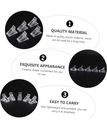 FRCOLOR Nail Art Clamp finger extension kit Plastic Manicure Clamps Finger Nail Builder Clamps clips manicure shaping Quick Building Manicure nail forms tool Extension Manicure Accessories As Shown 3.5X3cm - Buy Online on GoSupps.com