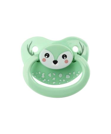 Adult Sized Pacifier Candy Cute animal picture Baby Pacifiers (Plum deer)