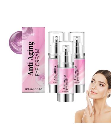 VKaoess Advanced Peptides Eye Cream for Dark Circles and Puffiness AntiAging Eye Cream for Men and Women Eye Repair Cream and Dark Circles Under Eye Treatment 30ml 3 Bottles