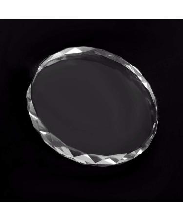 Glass Palette Cosmetic Mixing Plate - Reusable Round Glass Sheet for Nail Salon Design - Buy Online on GoSupps.com