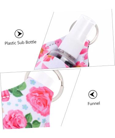 DOITOOL 6 Sets Little Bottle Hand Sleeve Set Container Empty Bottle Travel Bottle Portable with Cover Filling Key Chain - Buy Online on GoSupps.com