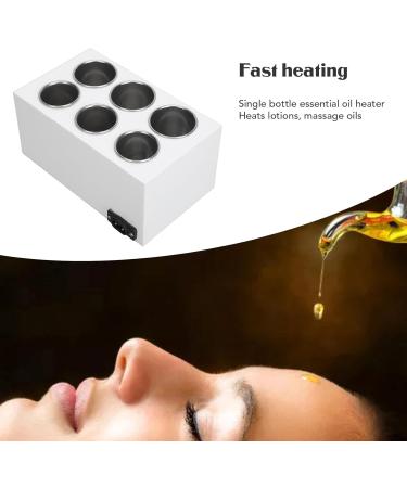 Essential Oil Heater & Lotion Bottle Warmer Fast Warming Adjustable 6 Compartments for 30-50 ml EU Connector - Buy Online on GoSupps.com