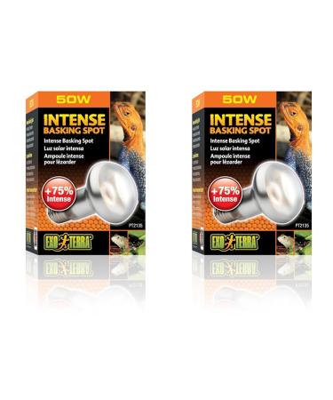 Exo Terra Intense Basking Spot heat spot lamp yellow R20 50W socket E27 1 piece (pack of 2) 1 piece (pack of 2) 50W