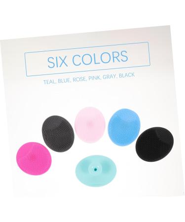 OHPHCALL 6pcs the face Deep Cleaning multifunctional brush cradle silicone bath scrubber Handheld take a bath cleansing facial brush washbasin face scrub brush Scrubber - Buy Online on GoSupps.com
