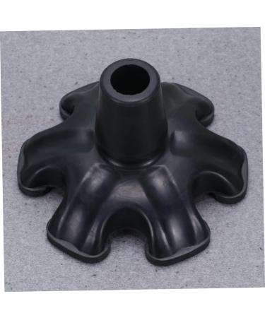 NOLITOY Crutch End Mats & Walking Stick Ferrule - Durable Rubber Accessories for Crutches & Walkers - Replacement Foot Pads for Walking Cane - Heavy Duty Black (11.50x11.50x7.50CM) - International Shipping Available - Buy Online on GoSupps.com