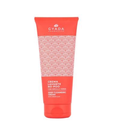 GYADA COSMETICS GYADA COSMETICS No-Poo Curl Shaping Cleansing Cream Surfactant-Free Cleansing Cream Elasticizing and Detoxifying Action with Green Clay Plant Oils Ferments 200 ml