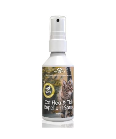 KinderPet Eco Cat Flea Treatment Tick Lice Mite Control Spray Kill Fleas And Eggs For The Home Safe Natural Effective Made in The UK 100ml - Buy Online on GoSupps.com
