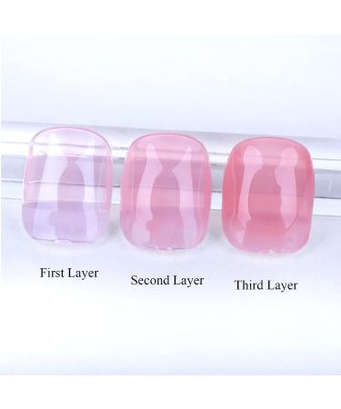 Imtiti Sheer Jelly Pink Gel Nail Polish - UV/LED Light Cure DIY Manicure 0.5 fl oz - Buy Online on GoSupps.com