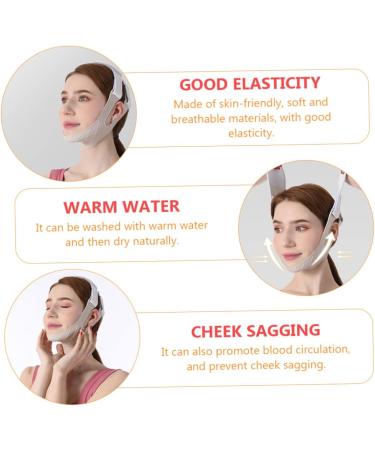 FRCOLOR Facial Slimming Strap 1pc Thin Belt V -lift Beauty Facial Slimming Beauty V Line Lifting Belt Chin Lift Belt Compact Facial Double Chin Strap - Buy Online on GoSupps.com