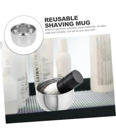 Beavorty Bartbrush Bowl - Portable Reusable Metal Razor Cup & Sheath for Easy Travel | Eco-Friendly Shaving Solution - Buy Online on GoSupps.com