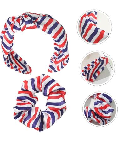 FRCOLOR 1 Set American Flag Headband Bow Headband Wide Headbands for Women Head Band Us Flag Hair Scrunchies Women Hair Accessories Patriotic Decor Scrunchie Women's Satin Fashion Scarf - Buy Online on GoSupps.com
