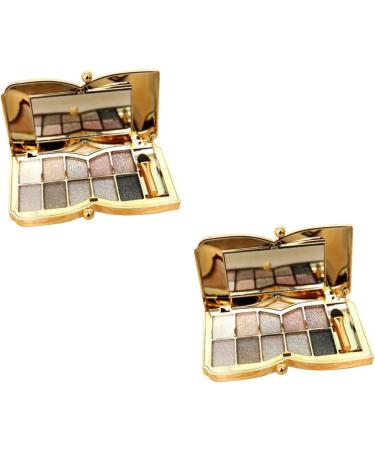 FOMIYES 2pcs Eyeshadow Pallete Eye Shadow Pearlescent Palette 1 count (Pack of 1) As Shownx2pcs - Buy Online on GoSupps.com