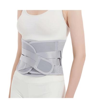 Buy Lumbar Support Belt Decompression Back Brace - Self-Heating Breathable Thermal Pad for Pain Relief | XL/X-Large Gray for Men & Women - Buy Online on GoSupps.com