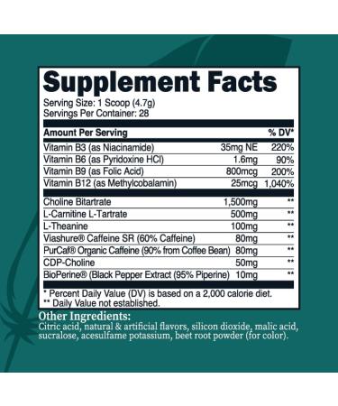 NativeFirst Energy Boost Drink Mix - 28 Servings 160mg Caffeine Gluten Free Non-GMO Fruit Punch - International Shipping Available - Buy Online on GoSupps.com