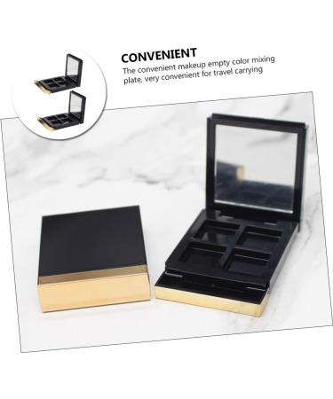 Mipcase 2pcs Eye Shadow Box Highlighters Empty Lipstick Case Eye Shadow Palettes Travel Phnom Penh Filling - Buy Online on GoSupps.com
