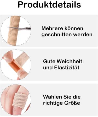 3-Piece Cutable Silicone Toe & Finger Protection Gel | Cushion Bandage for Corns & Calluses | Adjustable Sizes - Buy Online on GoSupps.com