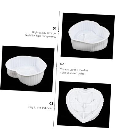 IMIKEYA 2 Pcs Baby Foot Mold Tuile Molds Silicone Baking Mold Silicone Fondant Heart Candy Silicone Chocolate Molds DIY Baking Tools Soap Loaf Mold Mini Chocolate Fudge 3D Silica Gel Cake 18X16.5X6CMx2pcs - Buy Online on GoSupps.com