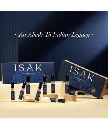 ISAK Fragrances Discovery Perfume Pack For Women & Men 8 To 10 Hours Long Lasting Luxury Unisex Fragrances Premium Parfum Combo For All Occasions & Valentines Day Gift 9x3 ml (0.10 Fl oz) Each - Buy Online on GoSupps.com
