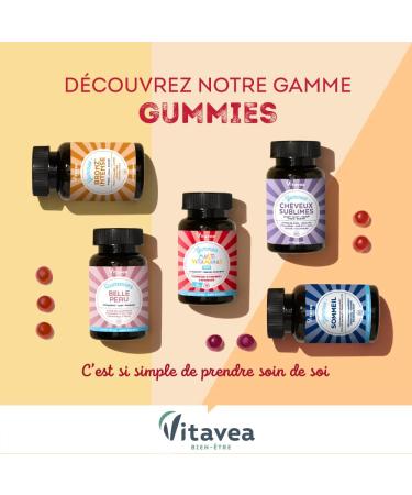 VITAVEA BIEN-ETRE - Gummies Magn sium Vitamines B6 & B12- Triple action : anti-fatigue d tente et nergie - Magn sium Vitamine B6 et Vitamine B12-30 Gummies - Go t Groseille - Sans sucres Gummies anti-fatigue d tente et nergie - Buy Online on GoSupps.com