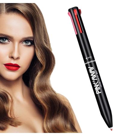 4-in-1 Lip Pen | Squeeze Lip Pencil Makeup Pen Lip Liner - Long-Lasting Waterproof Lip Liner for Everyday Makeup Gifts for Women and Parties - Buy Online on GoSupps.com