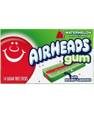 Airheads Gomme m cher saveur past que panier de P ques pour enfants et adultes gomme sans sucre avec micro-bonbons 14 b tonnets (lot de 12) Melon d eau 14 unit (Lot de 12) - Buy Online on GoSupps.com