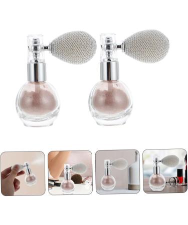 Angoily 4 Pcs Spray Glitter Highlighters Mist Spray Bottle for Hair Makeup Powder Spray Tool Cosmetic Shine As Shown 2x2pcs 7.5x6cmx2pcs - Buy Online on GoSupps.com