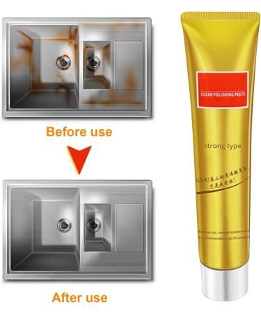 Metal Polishing Paste | All Metal Polish Cream Metal Polishing Cream Metal Polishing Paste Multifunction Rust Remover Stainless Steel Polishing Paste Littryee A: 5g Strong - Buy Online on GoSupps.com