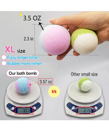 3.5 oz XL Kids Bath Bombs with Puppy Toys | Organic Bubble Bath Fizzies | Colorful 12 Pcs Set | Birthday/Christmas Surprise Gift for Girls & Boys - Buy Online on GoSupps.com
