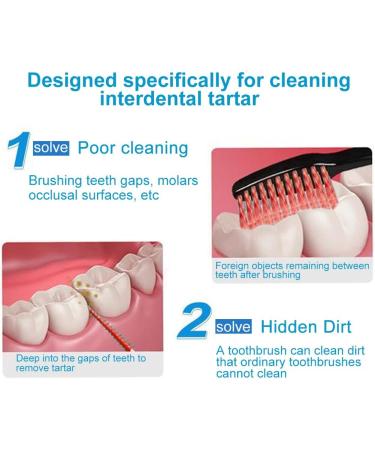 200 pcs Soft Silicone Interdental Brushes - Dual-House Dental Stick for Effective Cleaning - Portable Tooth Cleaning Tool (Orange) - International Shipping Available - Buy Online on GoSupps.com