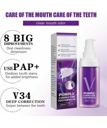 Aibyks Teeth Whitening Toothpaste - Color Toothpaste | 30ML Toothpaste for Removing Teeth Stains Fresh Breath | Oral Cleaning Care Toothpaste for Sensitive Teeth - Buy Online on GoSupps.com