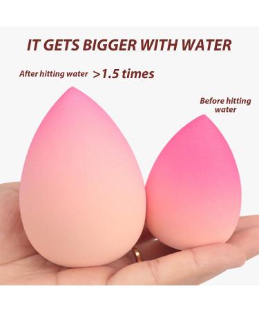 4 Pieces of Makeup Sponges 1 Piece of Non-woven Bag Beauty Sponge Flawless Makeup Set Soft and Skin-Friendly Gradient Sponge Suitable for Makeup and Beauty - Buy Online on GoSupps.com
