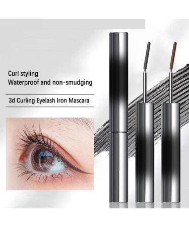 Vervaci Iron Rod Mascara Vervaci Mascara Iron Wand Mascara Waterproof Mascara With Metal Wand Metal Wand Mascara Long-lasting Curling Iron Mascara (Brown) - Buy Online on GoSupps.com