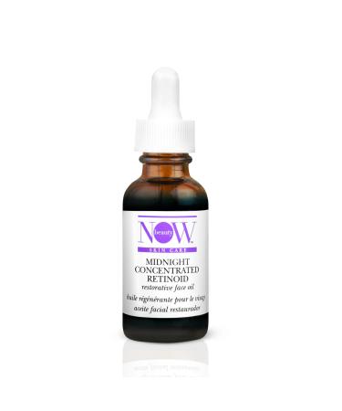 Midnight Concentrated Retinoid Restorative Face Oil - Anti-Aging face Oil - Overnight Skin Care Smooths & Plumps - Vegan - Paraben & Sulfate Free - Travel Size - For Men & Women - 1 oz