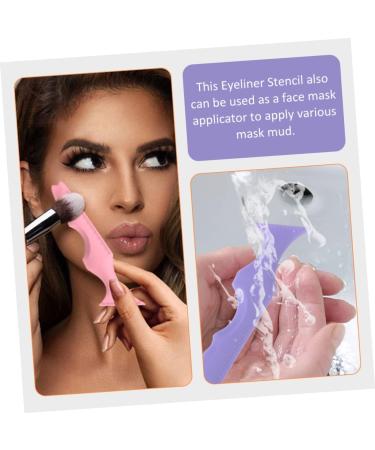 Didiseaon 2pcs Silicone Beauty Ruler Eyeshadow Silicone Molds Lash Tape Silicone Eyeliner Aids Bevel Ice Tray - Buy Online on GoSupps.com