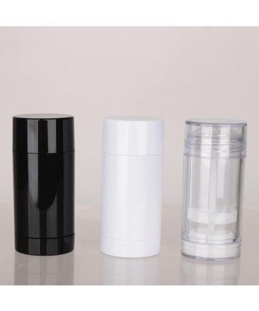 4pcs COSIDEA 30g/1OZ White Round Deodorant Containers - Bottom Filling Twist Up Tubes for Hair Wax & Chapstick - Clear - Buy Online on GoSupps.com
