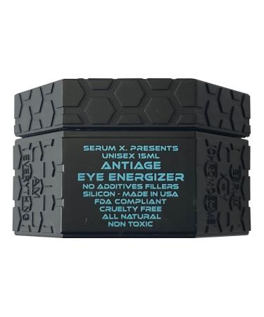 Serum X - Y Chromosome AntiAge Eye Energizer - Anti-Aging Cream for Dark Circles Fine Lines and Tired Eyes - Nourishing Formula - Made in USA Silicon Free Cruelty Free All Natural